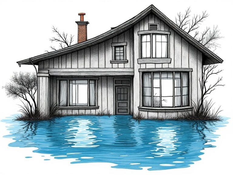 Water flooded home with damage in Oregon